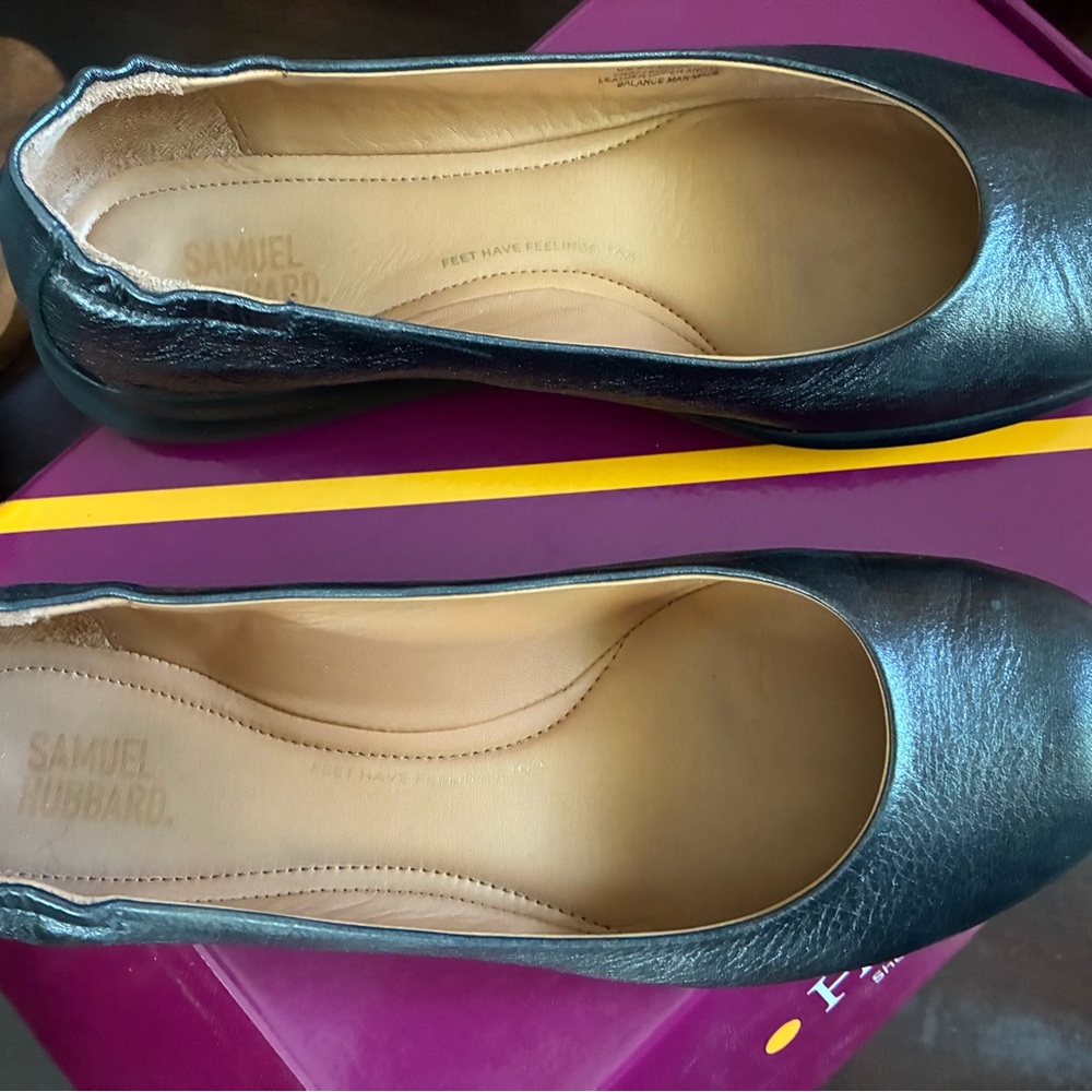 Samuel Hubbard Women's Shimmering Pewter Loafers - Picture 3 of 8